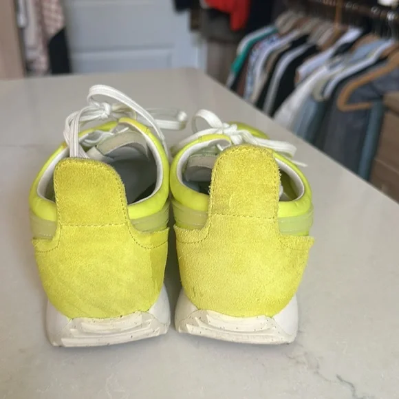 Rag & Bone neon yellow sneakers - Picture 3 of 4